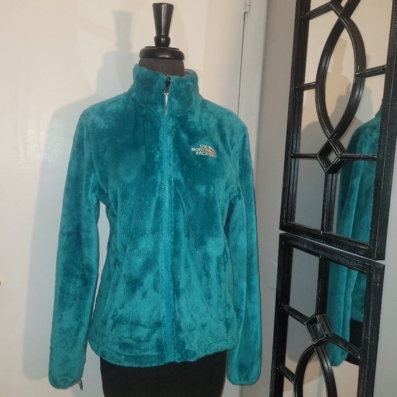 The North Face jacket fleece womans size small turquoise blue - Picture 7 of 8
